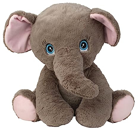 Lifestyle & More Plüschtier Teddybär Elefant grau sitzend Höhe 41 cm kuschelig weich