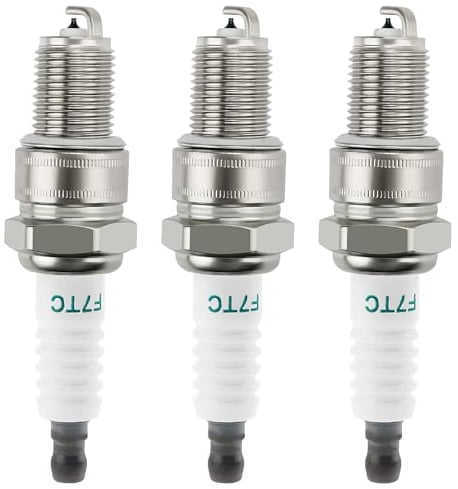VooGenzek 3 Pezzi F7TC Candela Sostituzione, F7TC Candela per Tosaerba, F6TC / F7TC Candele di Accensione Sostituire, per GX120 GX200 GX240 Go Kart dissodamento Macchina di Polacco 168F