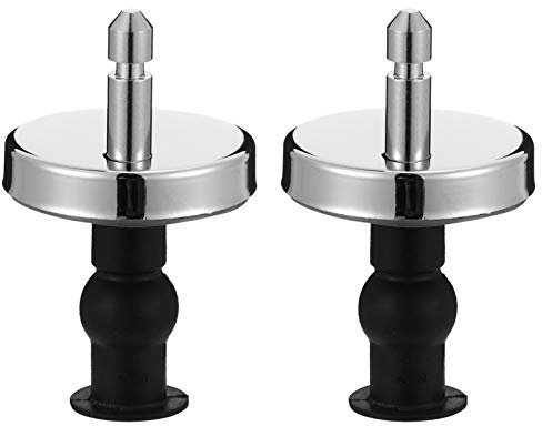 HEMOTON 2piezas Bisagras Liberación Rápida Asiento Inodoro Repuesto Tapa Wc Roca