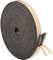 GORGECRAFT 10m*10mm*6mm Foam Insulation Tape Self Adhesive Black Soundproofing Weather Stripping Cooling Air Conditioning Seal Strip Weather Strip for Doors Windows Sports Equipments