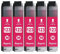 5 XL Druckerpatronen kompatibel zu LC-123 M Magenta für Brother MFC-J470DW MFC-J870DW MFC-J4410DW MFC-J6720DW MFC-J6920DW DCP-J132W DCP-J152W DCP-J172W DCP-J552DW DCP-J752DW DCP-J4110DW