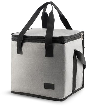 BESCH Bolsa Termica Porta Alimentos 15L, Bolsa Isotermica Impermeable para Comida, Bebidas - Nevera Termica para Playa, Picinic, Camping, Trabajo