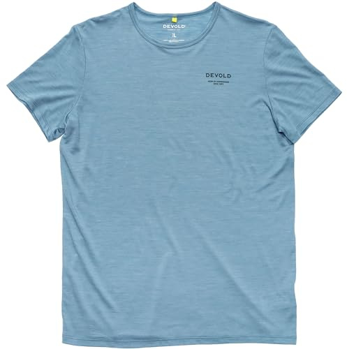 Devold Active Worn by Tee Man, L, SkyBlue 247A