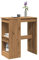 BOWEKAM Home & Garden-Bar-Tisch mit Gestellen, Eiche, 90 x 47,5 x 103,5 cm, Holz-Möbelwahl