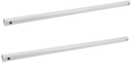 KITANDOVE Ceiling Fan Downrod Extension Kit 2pcs Ceiling Fan Extension Rods Ceiling Fan Extension Downrods Iron Material Thickened for Durability Easy Install Compatible Ceiling Fans