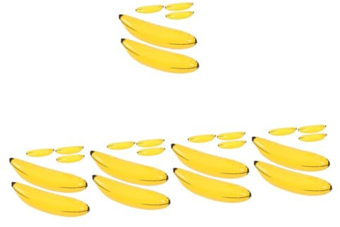 TOYANDONA 5 Sätze Aufblasbare Banane Spiel Banane Gastgeschenke Neon Schwimmende Banane Luftmatratze Banane Aufblasbare Partygeschenke Für Den Pool Aufblasbare Früchte PVC Yellow 5 Stück * 5