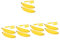 TOYANDONA 5 Sätze Aufblasbare Banane Spiel Banane Gastgeschenke Neon Schwimmende Banane Luftmatratze Banane Aufblasbare Partygeschenke Für Den Pool Aufblasbare Früchte PVC Yellow 5 Stück * 5