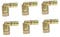 POPETPOP Stove Tube Joint Copper Pipeline Connector for Gas Cooker Hose Fitting