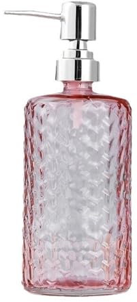 Distributeur Savon Liquide Accueil/Hôtel/Salle de bain Bouteille de lotion en verre à pousser 500 ml Porte-savon Transparent Cylindrique Bleu / Transparent / Gris / Orange / Rose Distributeur Liquide