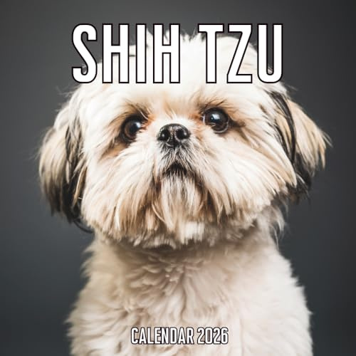 Shih Tzu Calendar 2026: 14-Month Organizer from Nov 2025 to Dec 2026 | Perfect for Home, Office, School & Family Scheduling, For Men , Women , Girls , Boys