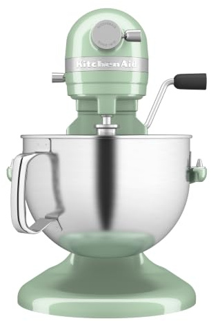 KitchenAid Artisan Bowl-Lift Stand Mixer, 5.6L Stainless Steel Bowl, 11 Speeds & Soft Start, Heavy Duty Full Metal Construction, Kneads 3.7kg Dough, Pistachio