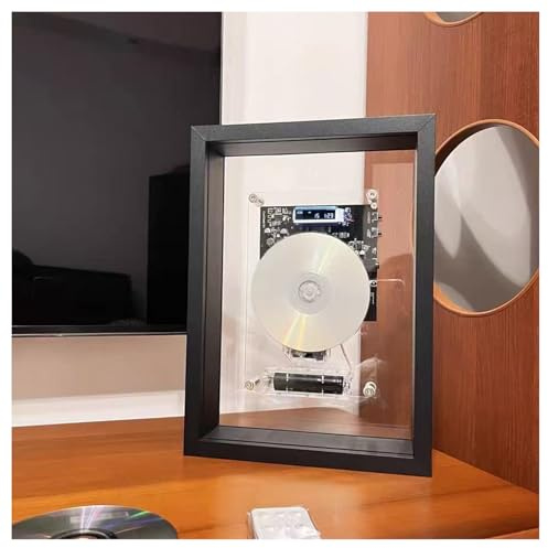 Bluetooth CD Player Wall Mountable, Remote Control Music Frame, Digital Art Frame, CD Player Without Speakers