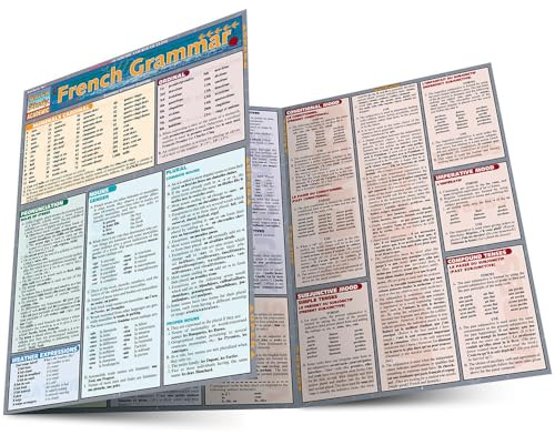 French Grammar: QuickStudy Laminated Reference Guide