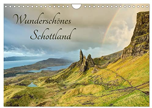 Wunderschönes Schottland (Wandkalender 2026 DIN A4 quer), CALVENDO Monatskalender: Lassen Sie sich verzaubern von der wunderschönen Landschaft Schottlands. (CALVENDO Orte)