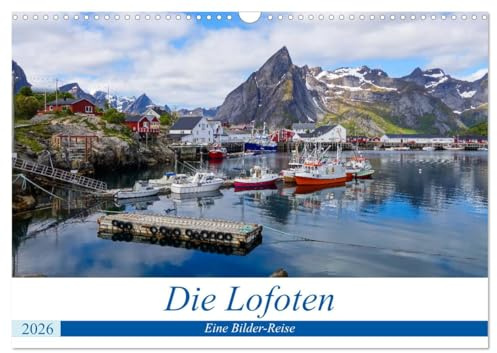 Die Lofoten - Eine Bilder-Reise (Wandkalender 2026 DIN A3 quer), CALVENDO Monatskalender: Fotografien aus der norwegischen Inselwelt. (CALVENDO Orte)