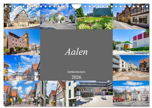 Aalen Impressionen (Wandkalender 2026 DIN A4 quer), CALVENDO Monatskalender: Zu Besuch am nördlichen Rand der schwäbischen Alb (CALVENDO Orte)