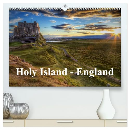Holy Island - England (hochwertiger Premium Wandkalender 2026 DIN A2 quer), Kunstdruck in Hochglanz: Eine Bilderreise über die Insel Holy Island in England (CALVENDO Orte)