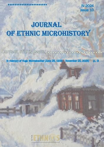 Journal of Ethnic Microhistory: Issue 10, IV-2024