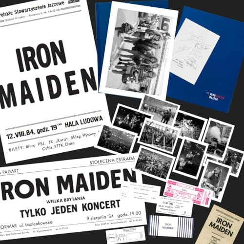 Iron Maiden - Iron Curtain. Poland 1984 + BOOK IN ENGLISH
