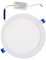 LEDUNI ® Downlight Panel LED Redondo 20W Circular 2000LM Color Blanco Neutro 4000K Angulo 120 IP40 OPAL Aluminio 225 * 12Hmm Dimension de corte 205mm Pack de 5 Unidades