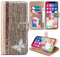 for iPhone 11 Pro Max Case, Luxury Butterfly Bling Glitter Leather Wallet Flip Case Cover for Apple iPhone 11 Pro Max (Gold)