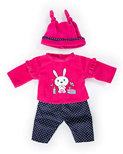 Bayer Design 83879AA Puppenkleidung, Puppenoutfit 33-38 cm, mehrteilige Puppenanziehsachen, Puppenzubehör