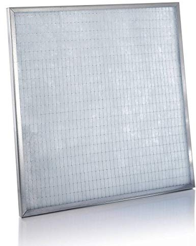 Filtre à cellule plate synthétique avec cadre en acier galvanisé épaisseur 22 mm 500 x 500 cm