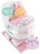 Windeltorte ® Windeltorte Kinderwagen | Windelkinderwagen für Jungen und Mädchen - LILLYDOO Windeln | Geschenk zur Geburt | Taufgeschenk | Geschenk zur Babyparty – Windelgeschenk (Rosa/Mädchen)