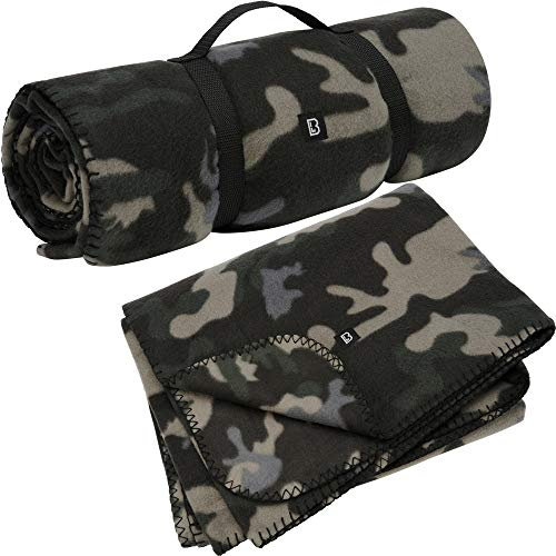 Brandit Fleece Blanket, darkcamo, OS