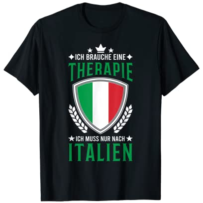 Italien Urlaub Italienische Flagge Bibione Venedig Italien T-Shirt