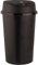 KetoPlastics Large Bathroom Bin 45 Litre 45L Touch Bin for Home Garden Office School Kitchen Bathroom Portable Pedal Bin Removable Lid (All Black)