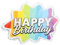 Folat 65836 Stern Pinata Star Regenbogen Geburtstag, Mehrfarbig