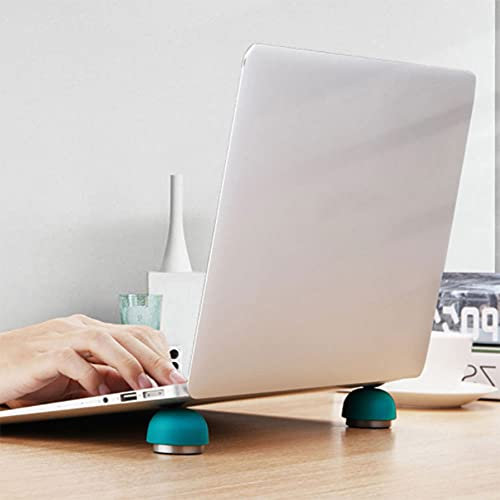Laptop-Kühlständer, tragbar, ergonomisch, klein, unsichtbar, mit Magnetverschluss, für Notebook / Laptop (grün)