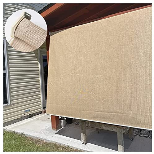 LIJINBO Filet D'ombrage Toile D'ombrage,Stores Extérieurs Enroulables, Terrasse/pergola Tonnelle Enrouleur Écran Anti-UV 90% Protection De La Vie Privée pour Terrasse Arrière Cour Tonnelle Pergola Ba