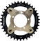 Oniissy Kettenblatt 104 BCD 32T Schwarz schmaler breiter Einzelkettenring mit Kettenring Kettenblätter Spider Drive Motor Adapter für Motor für Rennräder, Mountainbikes, BMX