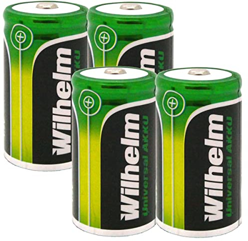 4X Akku Baby C Wilhelm Universal 4500 mAh Akku Zelle 1,2 V HR14 MN1400 NIMH