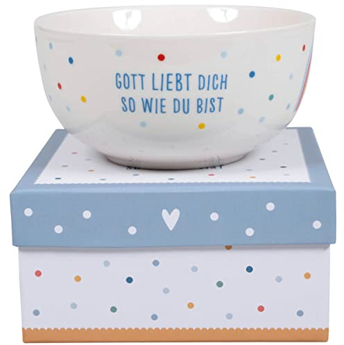 Müslischale Regenbogen Gott liebt dich so wie du bist
