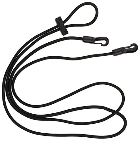 Laluky Redini da cavallo, 3 m, elastico per il collo, corda regolabile per addestramento, comodo collare per cavalli, colore: nero