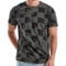 RONOMO Men's T-Shirt Short Sleeve Crew Neck Active Printed Tee - 95% Cotton 5% Spandex, Medium Stretch, Soft Breathable Casual Top (GZ Grey M)