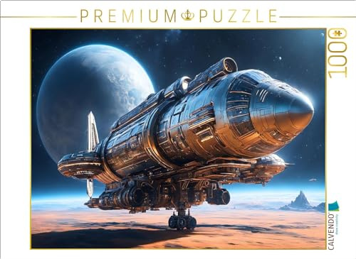 Puzzle · Sternenkreuzer der Zukunft | Raumschiffe und Ufos · 1000 Teile · Lege-Größe 64 × 48 cm · CALVENDO Puzzle