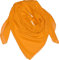 Harrys-Collection Unisex Bandana Uni Farben 100% Baumwolle! 52 X 52 cm, Farbe:Ocker
