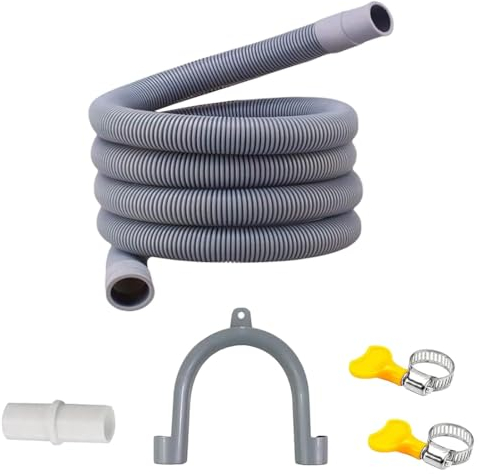 Tubo Lavatrice,Tubo Scarico Lavatrici,Prolunga Lavatrice,Tubo Dell'Acqua Scarico,Flessibile Scarico Lavatrice,Prolunga Tubo Scarico Lavastoviglie,Tubo Lavatrice,Tubo Scarico Prolunga(3)