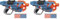 Nerf Elite 2.0 Commander RD-6, Blaster à Fléchettes en Mousse avec Barillet Rotatif et 12 Fléchettes, Jouet pour Enfants, Filles et Garçons dès 8 Ans (Lot de 2)