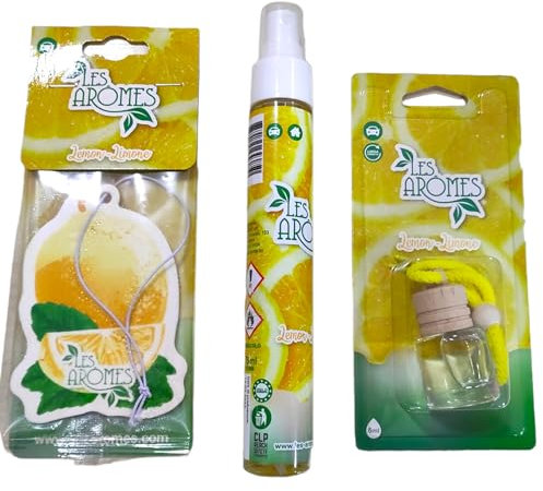 3 deodoranti auto e casa, aroma limone