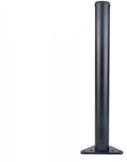 1 Stück Metall Tischbeine,Durchmesser 60 mm,Höhenverstellbare Möbelfüße,Zeitgemäße Stützfüsse,für Frühstückstisch,Arbeitsplatten,Benutzerdefinierte Höhe,mit Schrauben (75cm,Black)