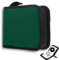 Porta CD Custodia, Dvd Organizzatore, Protable Oxford Panno 40 Dischi CD, Cerniera Custodia Organizer per Dischi Protettivi per Viaggi in Auto, Verde