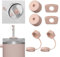 Nearockle 6 Stück Silikon Strohhalm Abdeckung Auslaufschutz, Kompatibel für Stanley Quencher Becher H2.0 850ml & 1.2L(30oz|40oz) Cup Tumbler FlowState Zubehör (Rosa)