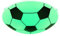 Smart Home Kinder Decken Lampe DIMMBAR Fußball Glas Leuchte Alexa Google im Set inkl. RGB LED Leuchtmittel