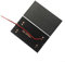 Lot de 2 mini panneaux solaires 1 W 5 V avec fil électronique, pour charger une batterie de 3,7 V-5 V, pour lampes, lampes solaires, 107 × 61 × 2 mm