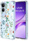 YUXING Transparente Funda para Vivo V50 Lite 5G/4G - Diseño de Patrón Fresco Lindo Golpes Protección Carcasa Delgado TPU Suave Prueba Case (Flower Art)